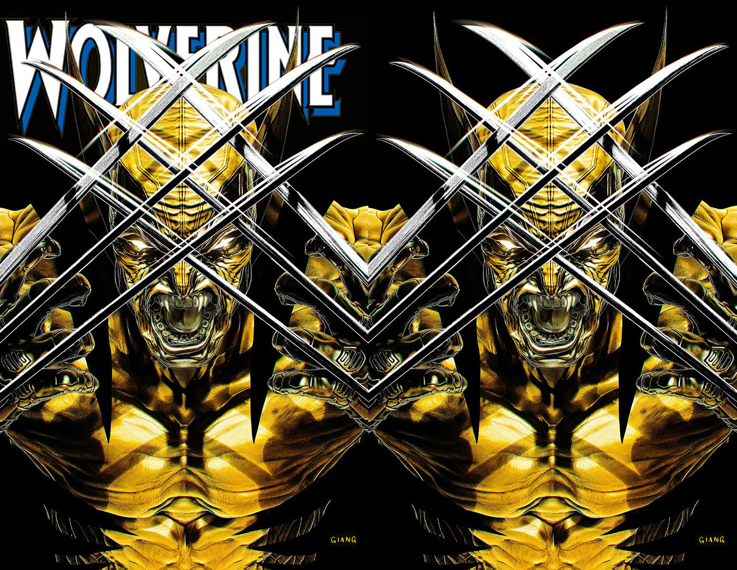 WOLVERINE #1 - JOHN GIANG - NEGATIVE BLEED - TRADE & VIRGIN SET - KEY ISSUE
