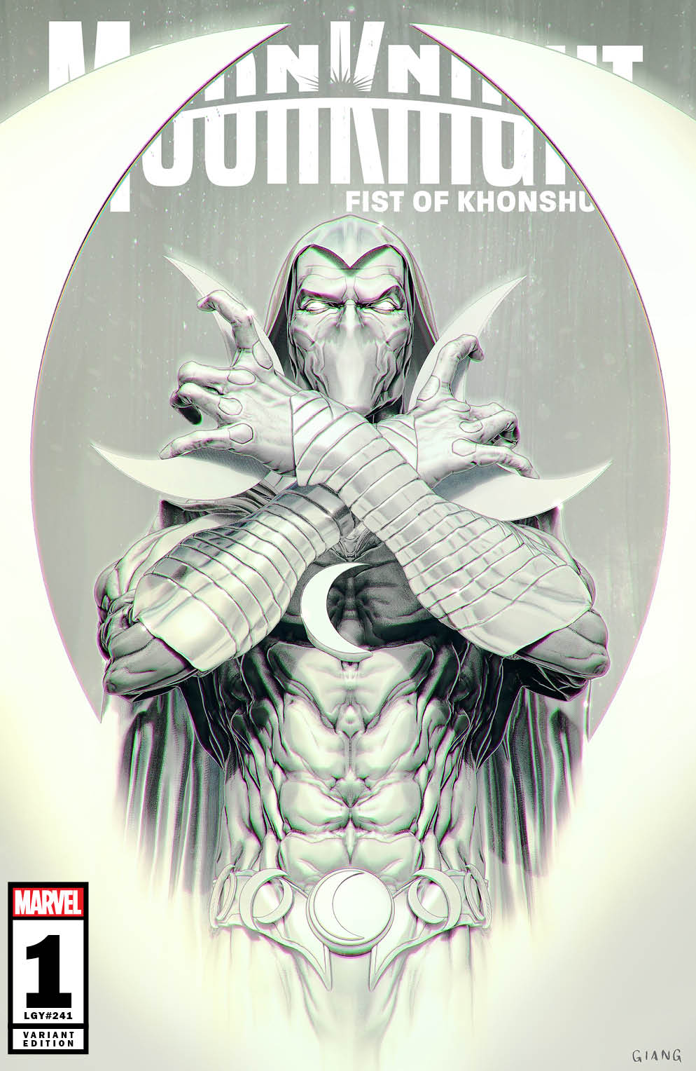 MOON KNIGHT FIST OF KHONSHU #1 - JOHN GIANG NYCC EXCLUSIVE LTD 3000