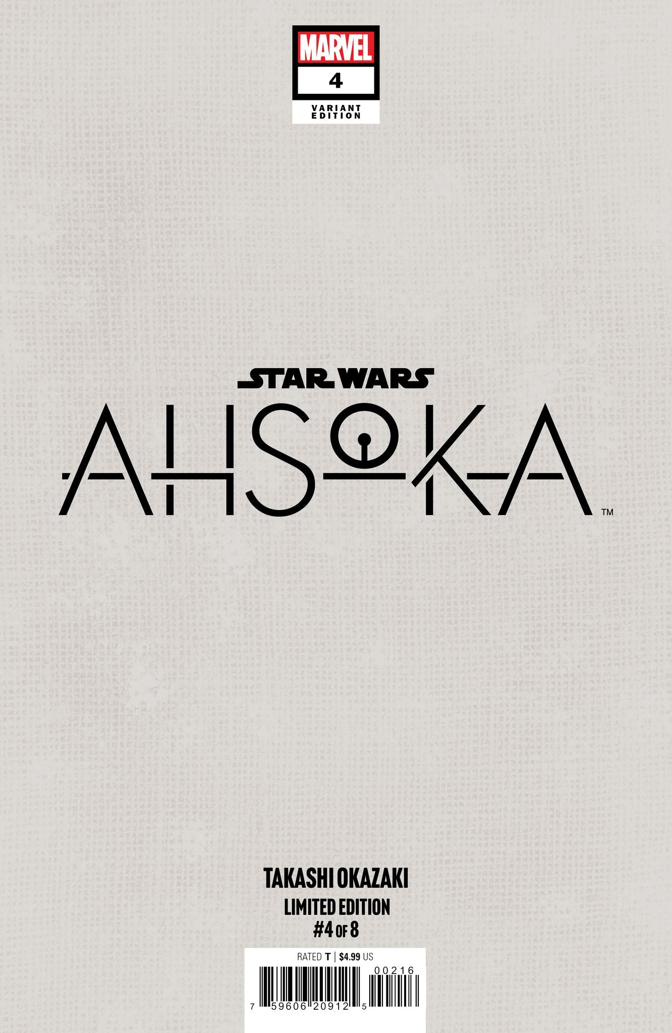 STAR WARS: AHSOKA #4 - TAKASHI OKAZAKI TRADE DRESS - LTD 3000