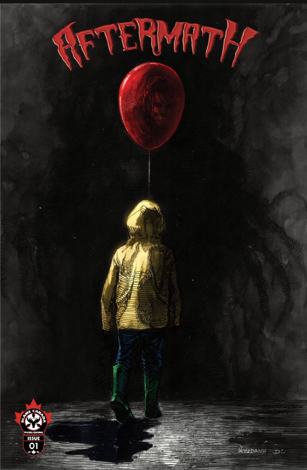 AFTERMATH #1 VU DANH - "RED BALLOON" TRADE - C2E2 EXCLUSIVE - LTD 250