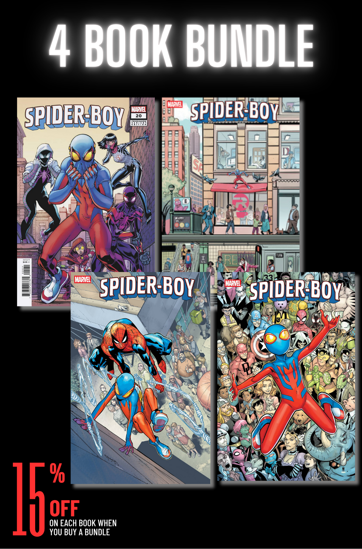 SPIDER-BOY #20 - 4 BOOK BUNDLE (RELEASE: 6/25/25)