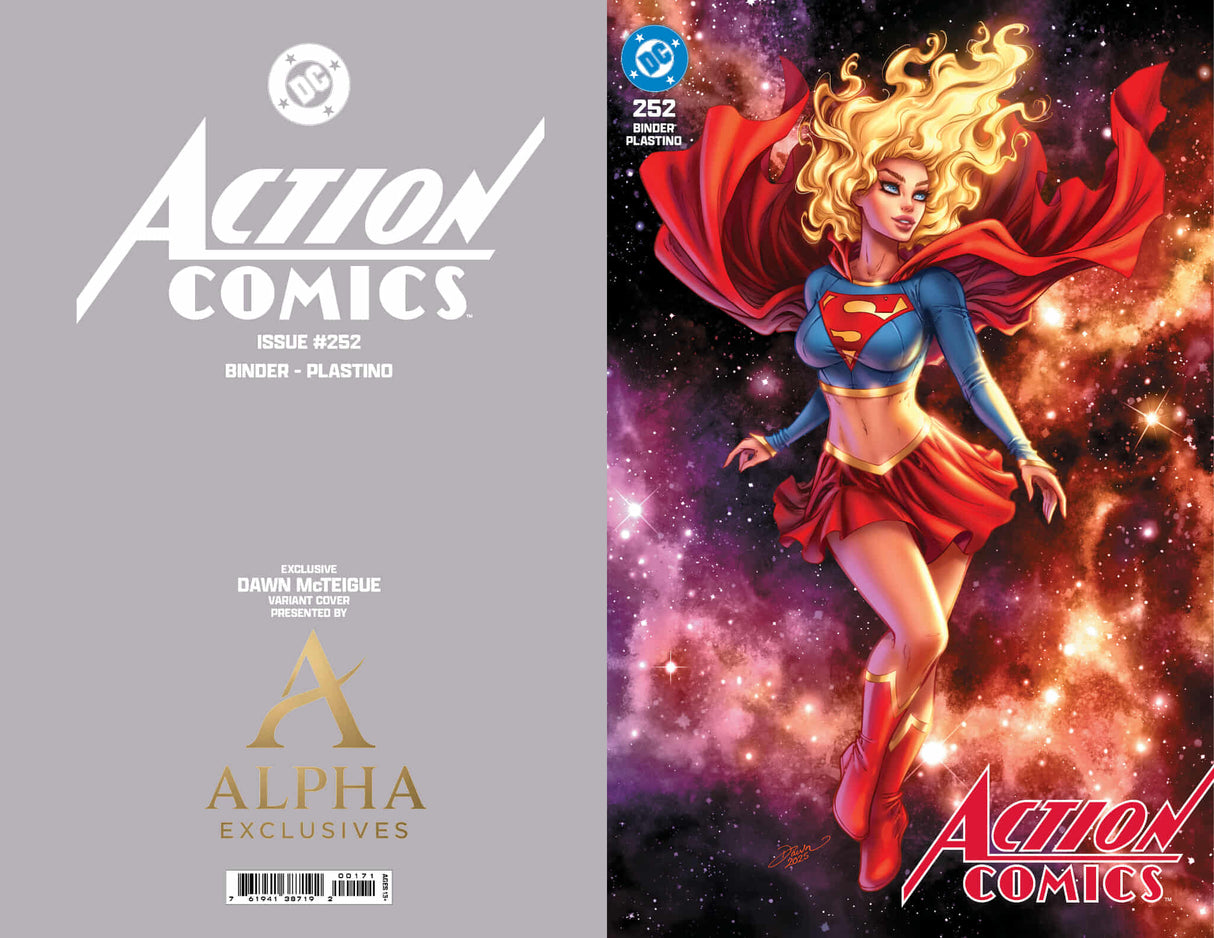 ACTION COMICS #252 FACSIMILE REPRINT - DAWN MCTEIGUE - ALPHA - TRADE DRESS - LTD 3000