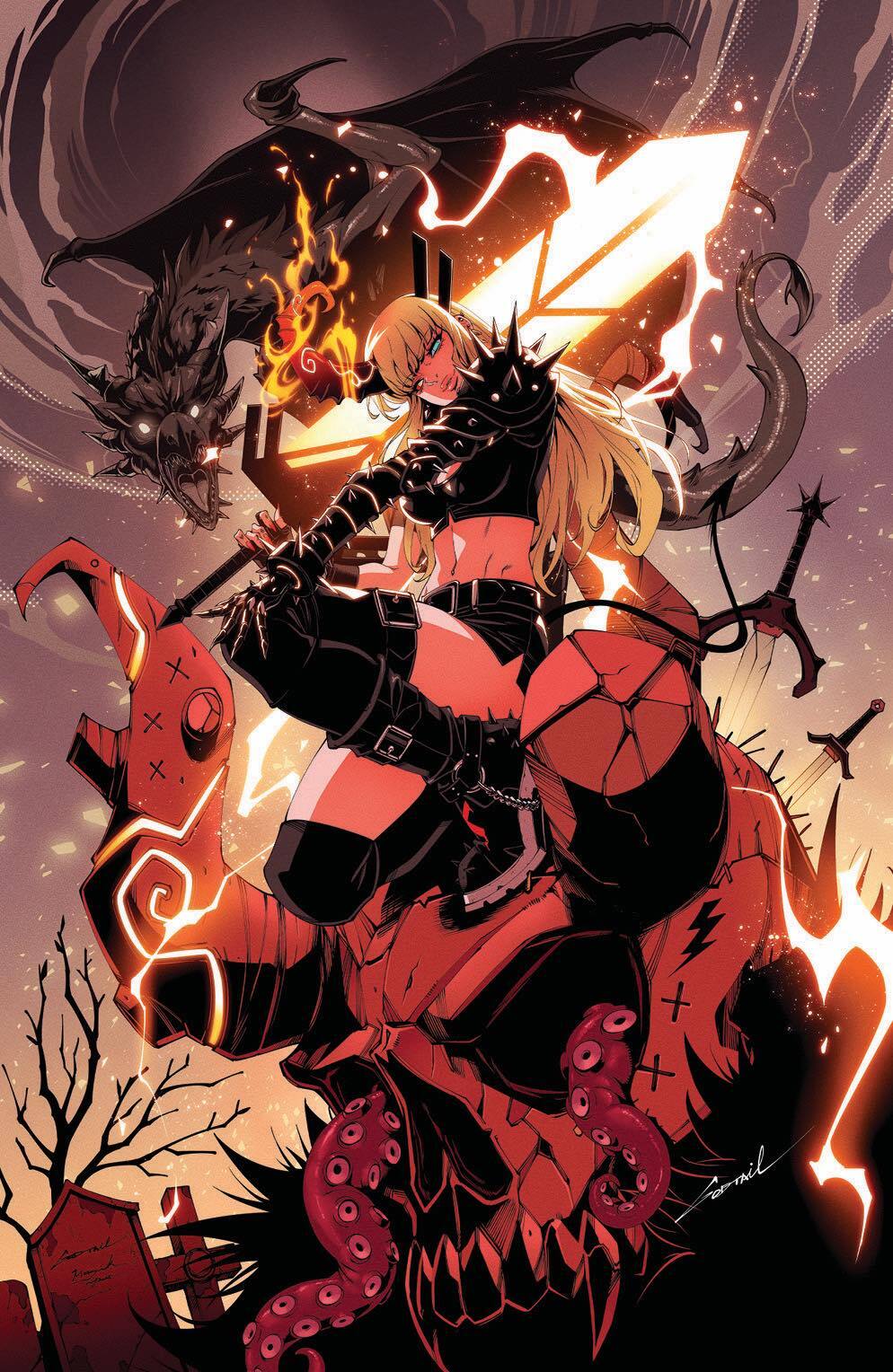 MAGIK & COLOSSUS #1 GODTAIL - TRADE DRESS, VIRGIN & VIRGIN GREY - SET OF 3