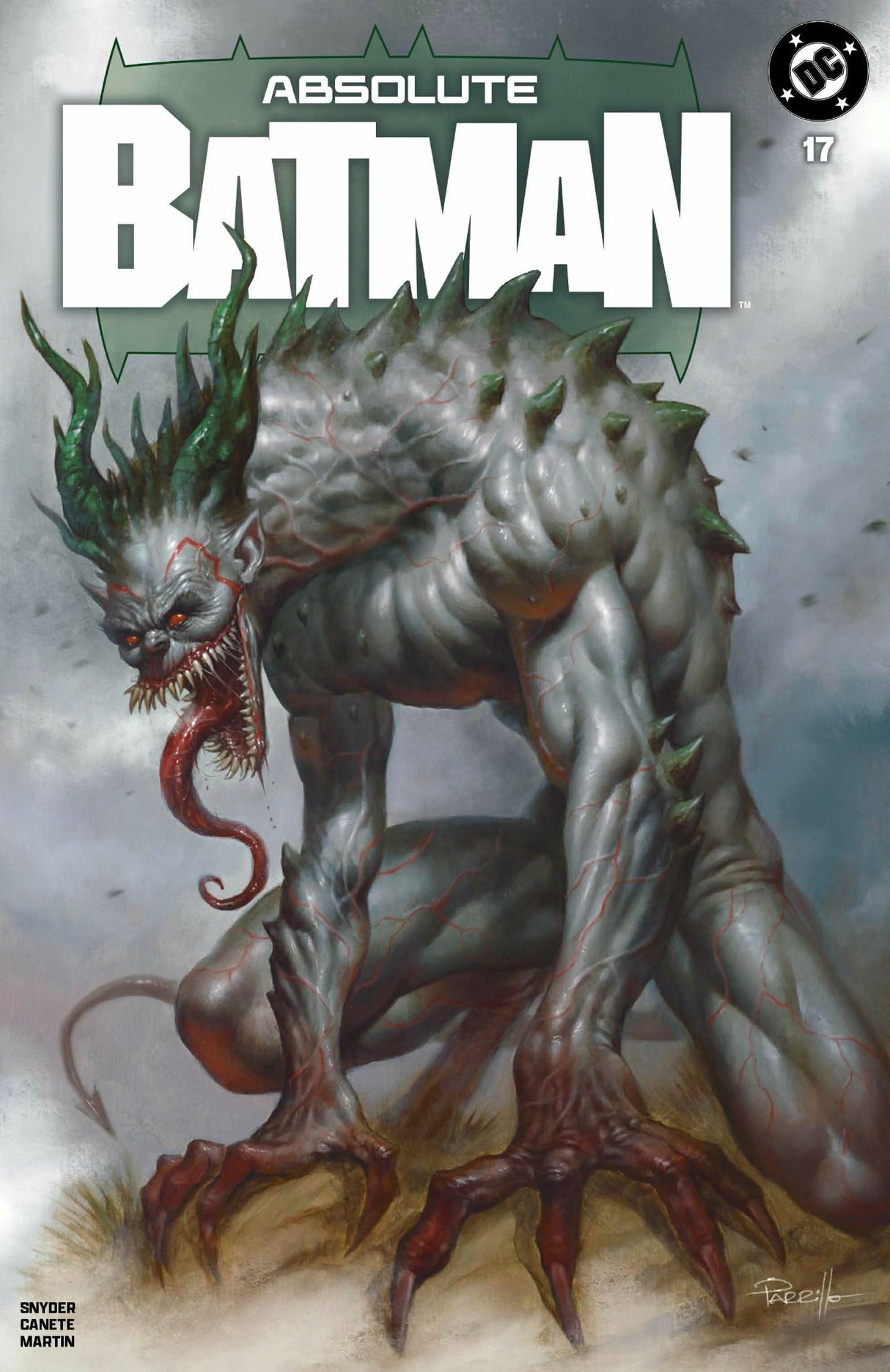 ABSOLUTE BATMAN #17 PARRILLO - TRADE DRESS, VIRGIN & FOIL - SET OF 3