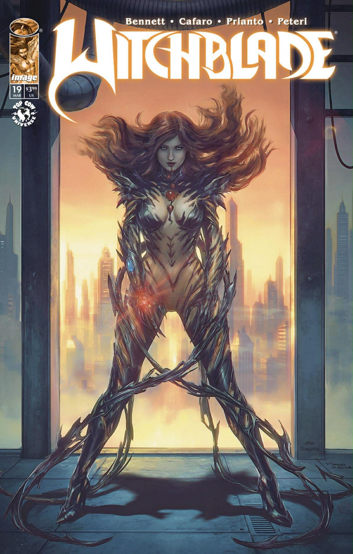 WITCHBLADE #19 TIAGO DA SILVA - ABSOLUTE BATMAN #1 HOMAGE- TRADE DRESS - LTD 500