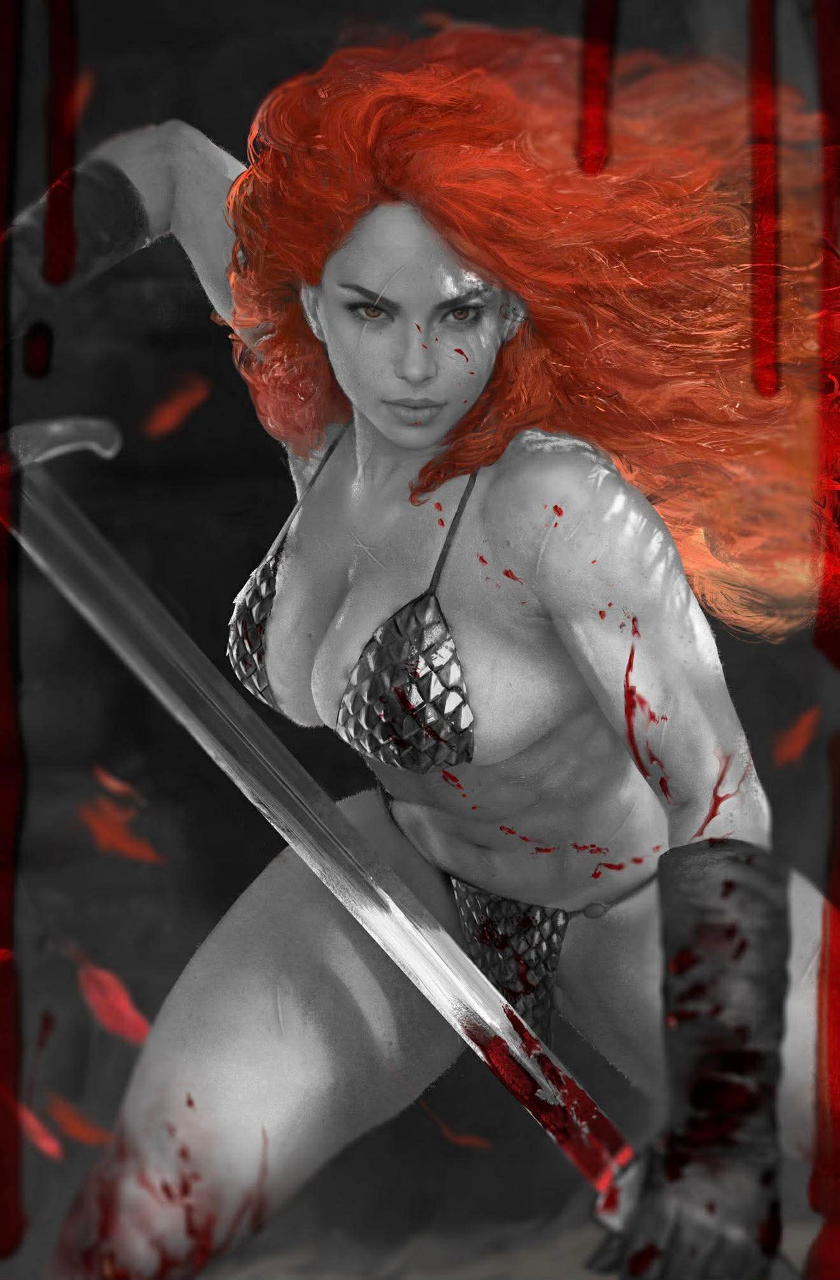 SONJA REBORN #6 SHIKARII - VIRGIN COLOR HOLD - LIMITED TO 500