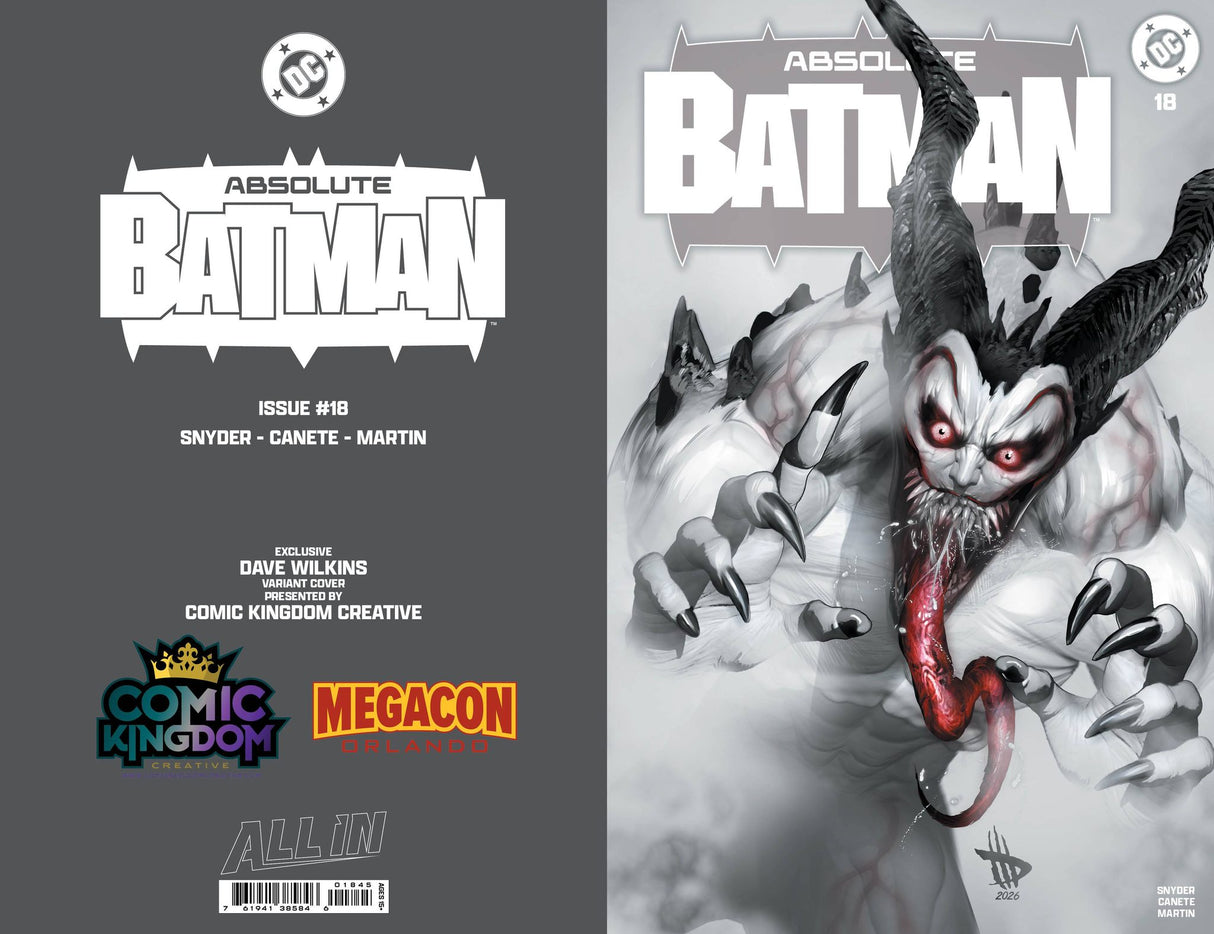 ABSOLUTE BATMAN #18 - WILKINS - MEGACON - TRADE DRESS - LTD 3000