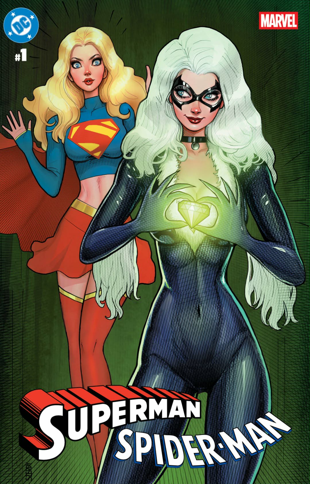 SUPERMAN SPIDER-MAN #1 - SZERDY - TRADE DRESS FOIL - LTD 1000