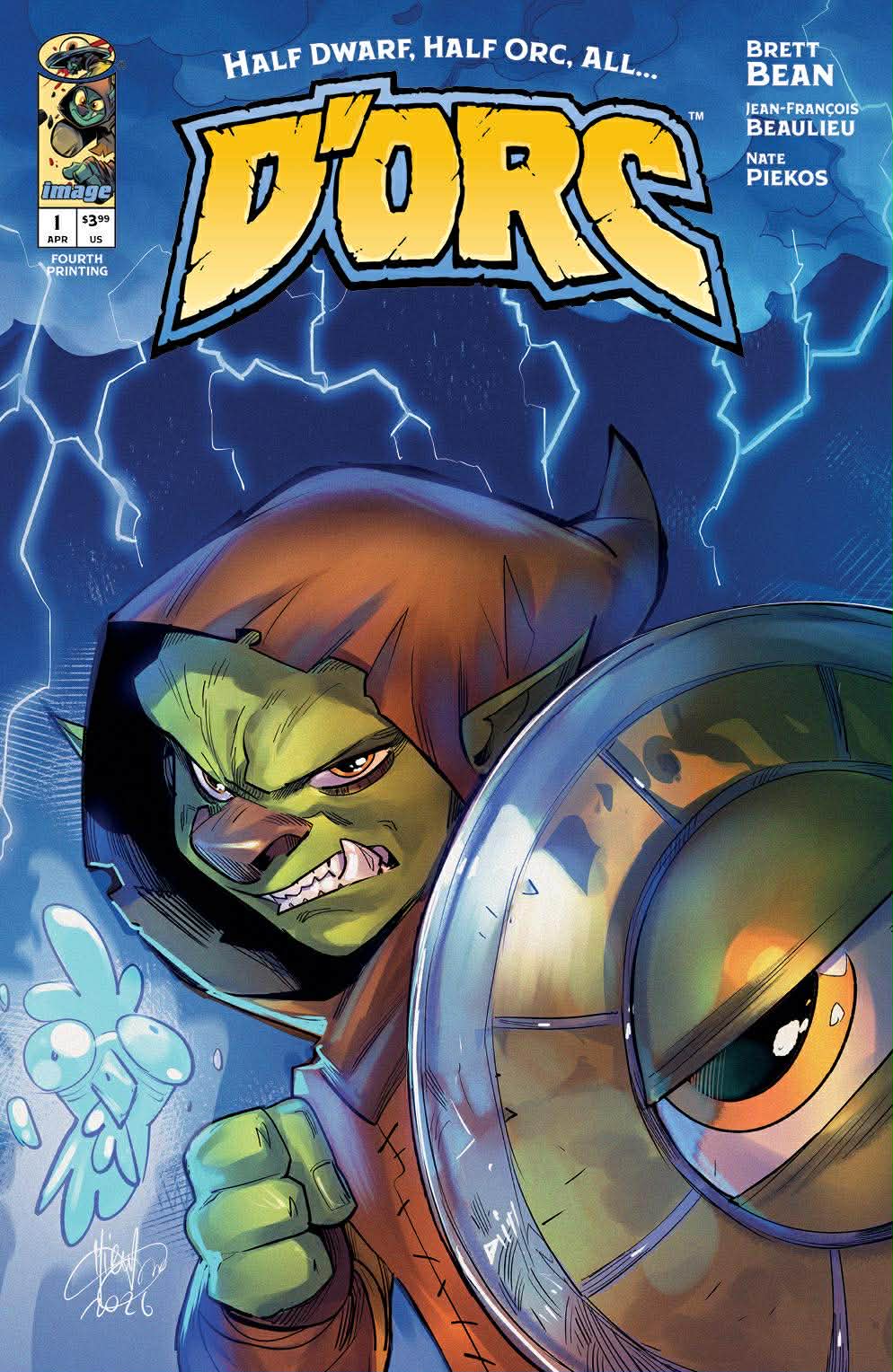 D’ORC #1 FOURTH PRINT - MIRKA ANDOLFO - TRADE DRESS - LTD 500