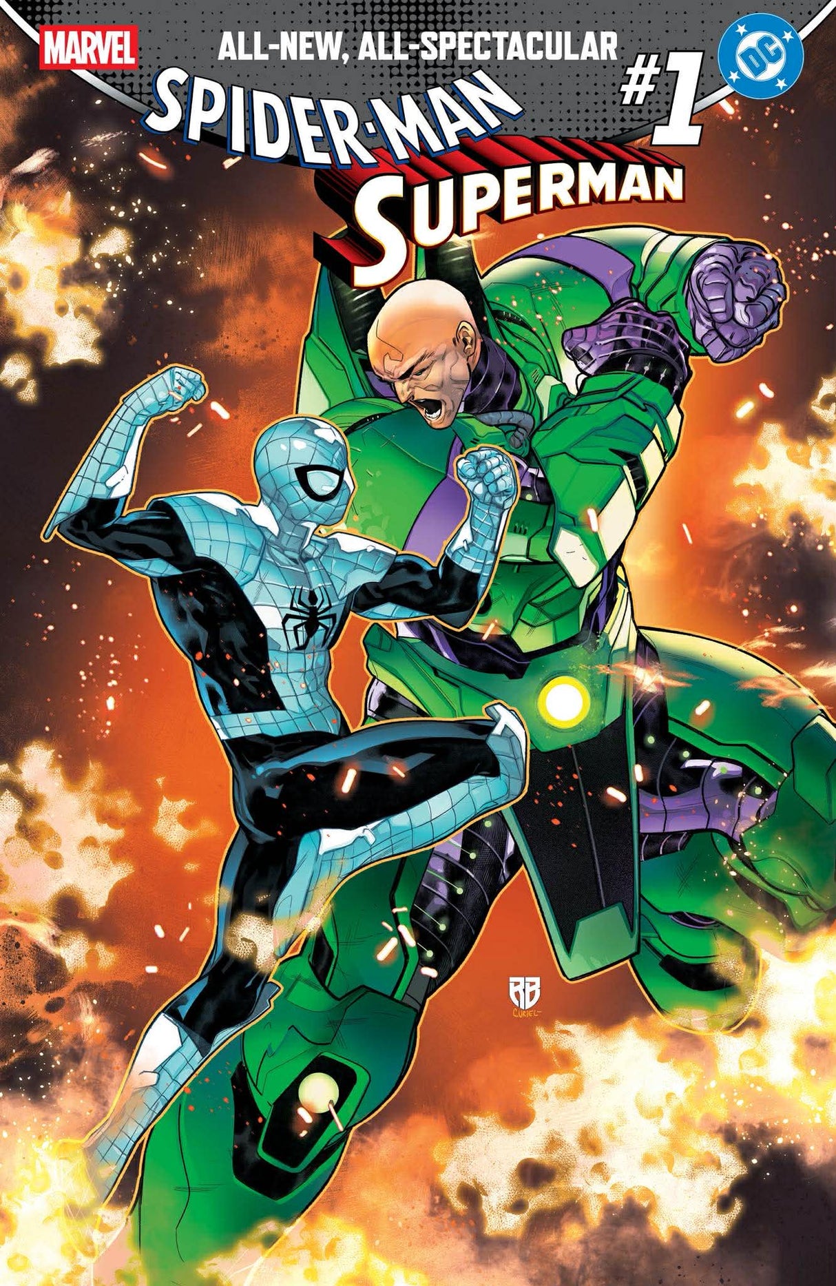 SPIDER-MAN SUPERMAN #1 - RB SILVA - TRADE DRESS - LTD 3000
