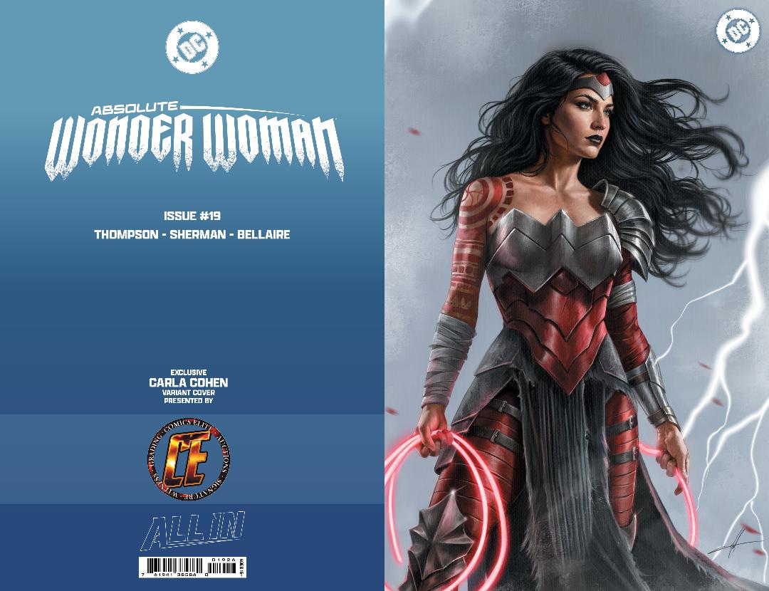 ABSOLUTE WONDER WOMAN #19 - CARLA COHEN - TRADE & UP-CLOSE - Ltd 1000