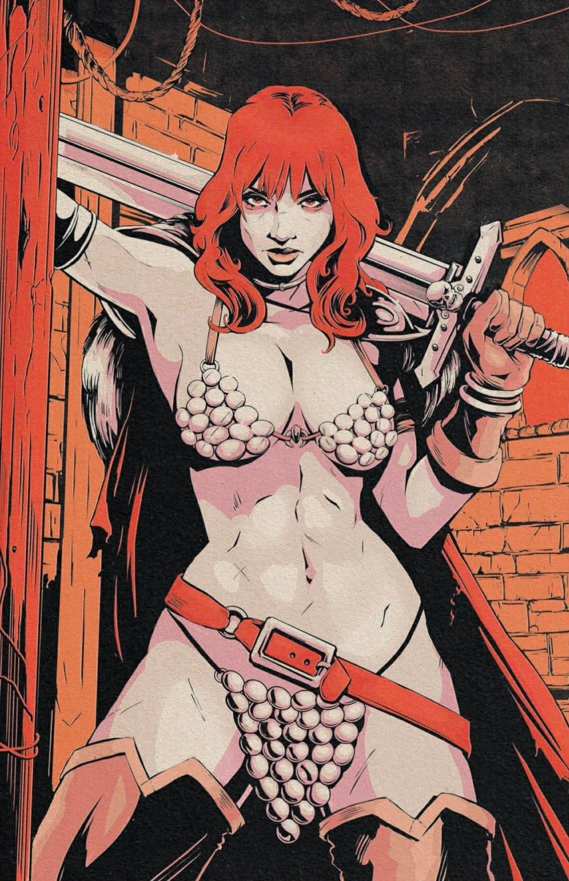 RED SONJA: SHE DEVIL WITH A SWORD #1 - FLOPS! - 3 COVER SET - LTD 500