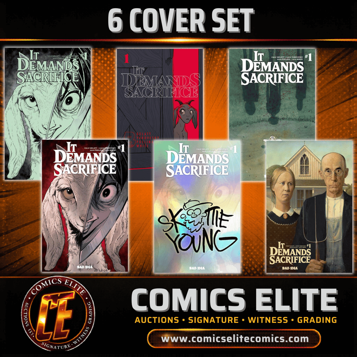 IT DEMANDS SACRIFICE #1 - 6 COVER SET (RELEASE: 10/7/26)