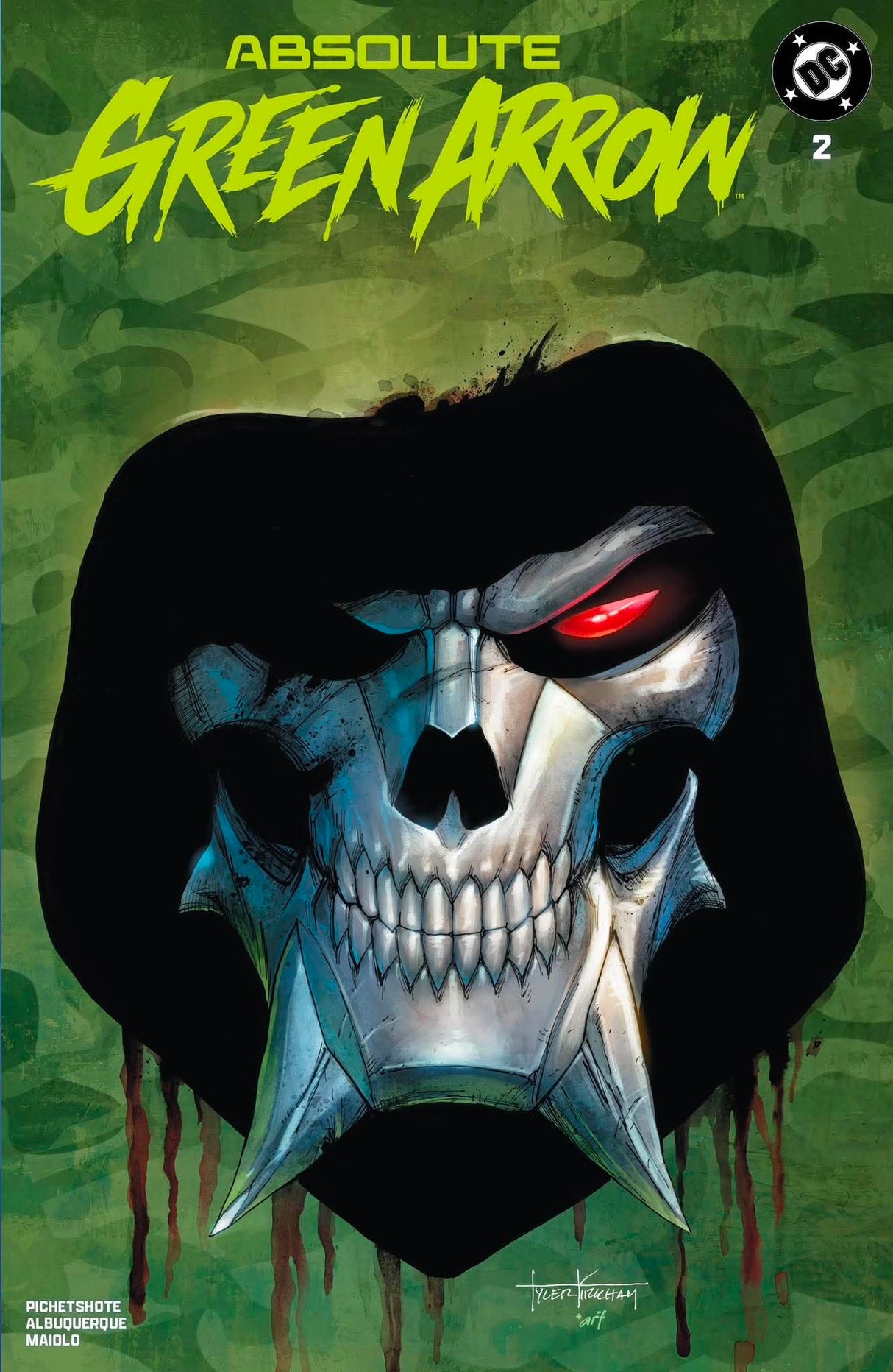 ABSOLUTE GREEN ARROW #2 - TYLER KIRKHAM - 2 COVER SET