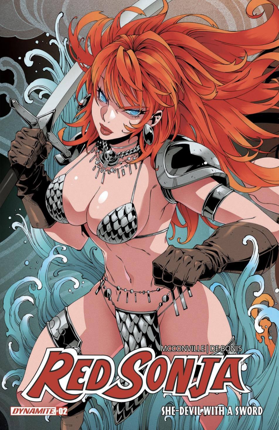 RED SONJA SHE DEVIL W/ A SWORD #2 - GODTAIL - TRADE DRESS - CONNECTING - LTD 500