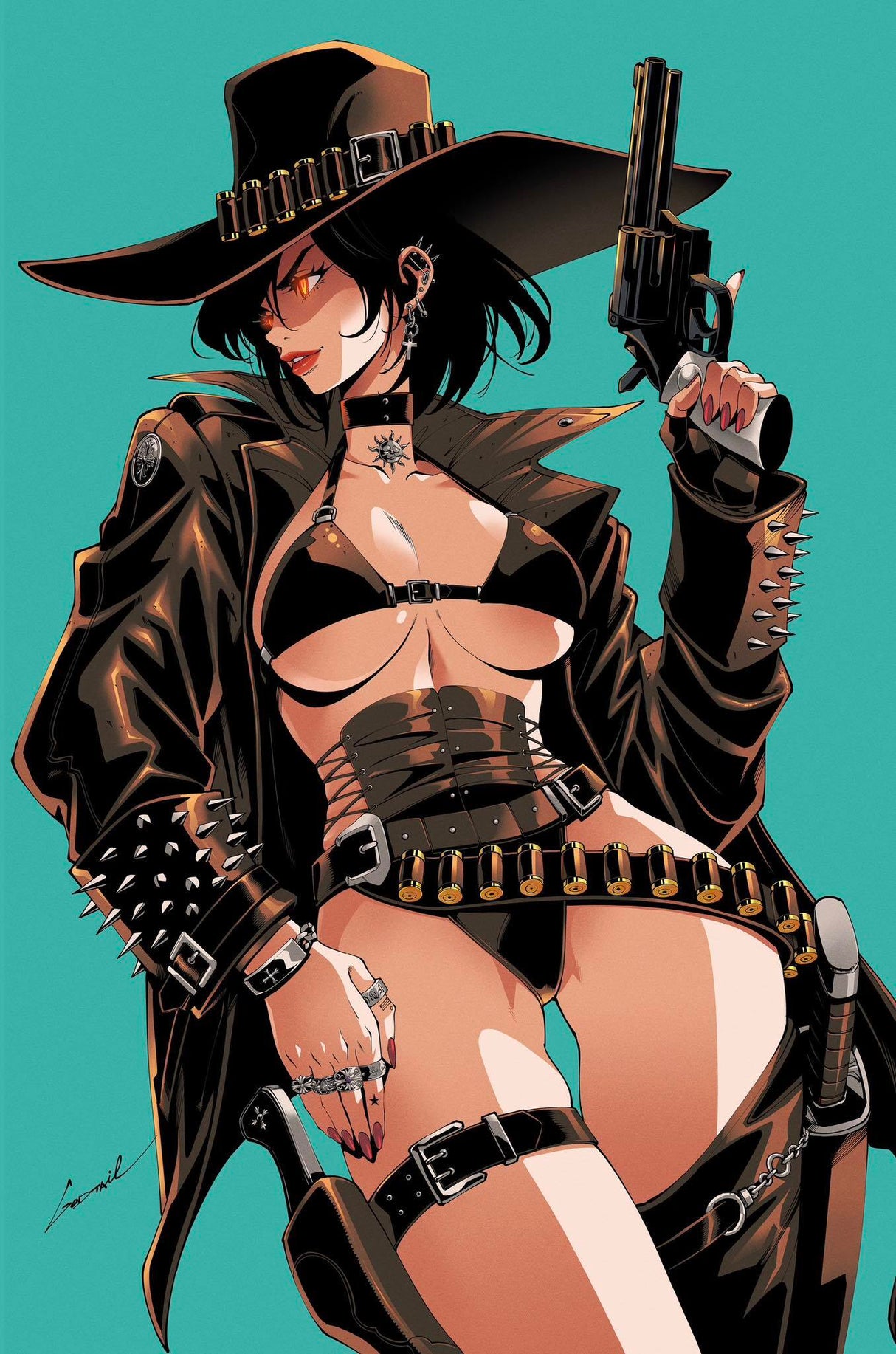 GUN HONEY DOUBLES DOWN #1 GODTAIL - TEAL - LIMITED TO 500