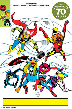 AVENGERS #31 LUCIANO VECCHIO MUPPETS VARIANT (RELEASE: 10/8/25)