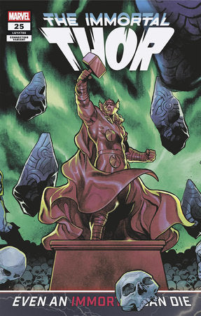 IMMORTAL THOR #25 MARTIN COCCOLO DEATH OF THE IMMORTAL THOR 3-PART CONNECTING VARIANT (RELEASE: 7/2/25)