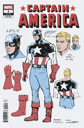 CAPTAIN AMERICA #1 DESIGN - RATIO VARIANT - 1:10 - KEY ISSUE (RELEASE: 7/2/25)