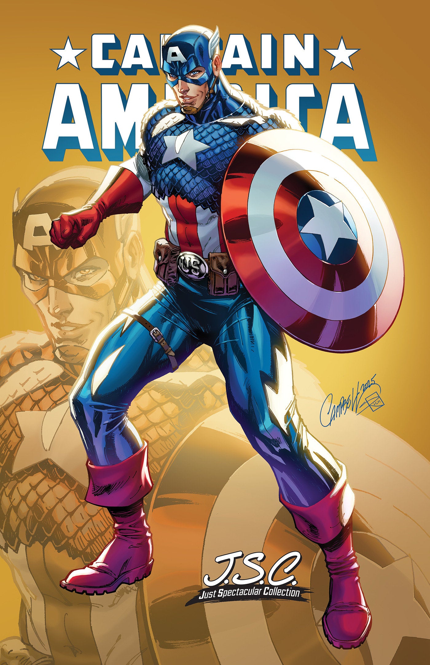 CAPTAIN AMERICA #2 J. SCOTT CAMPBELL JUST SPECTACULAR COLLECTION VARIANT (RELEASE: 8/6/25)