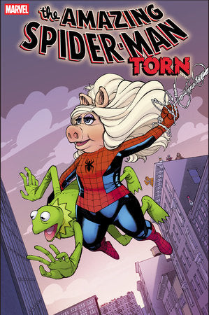 AMAZING SPIDER-MAN: TORN #1 JAVIER GARRON MUPPETS VARIANT (RELEASE: 10/8/25)