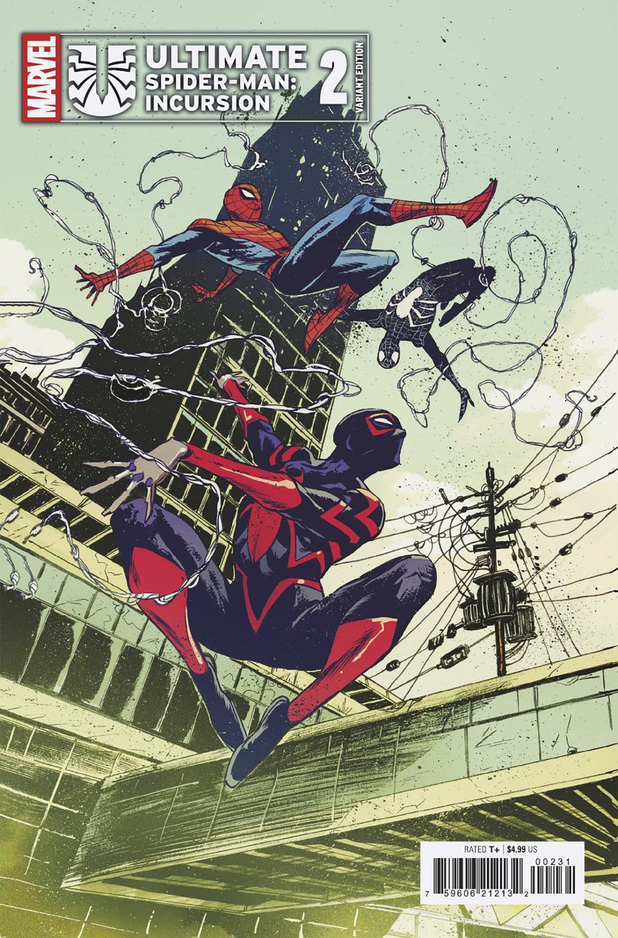 ULTIMATE SPIDER-MAN: INCURSION #2 SANFORD GREENE VARIANT (RELEASE: 7/9/25)