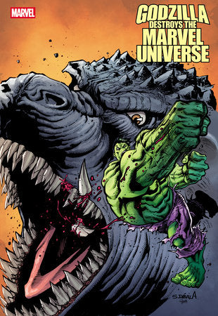 GODZILLA DESTROYS THE MARVEL UNIVERSE #4 SERGIO DAVILA FAN FAVORITE VARIANT (RELEASE: 10/15/25)