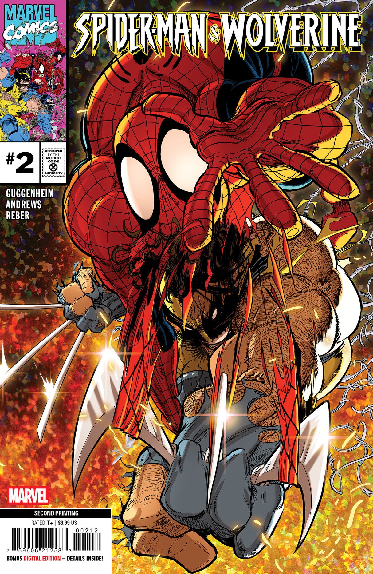 SPIDER-MAN & WOLVERINE #2 KAARE ANDREWS 2ND PRINTING VARIANT (RELEASE: 8/6/25)