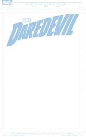 DAREDEVIL #1 - BLANK - KEY ISSUE - RELEASE 4/1/26
