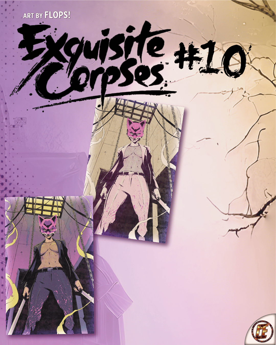 EXQUISITE CORPSES #10 FLOPS - VIRGIN LIGHT & DARK - SET OF 2