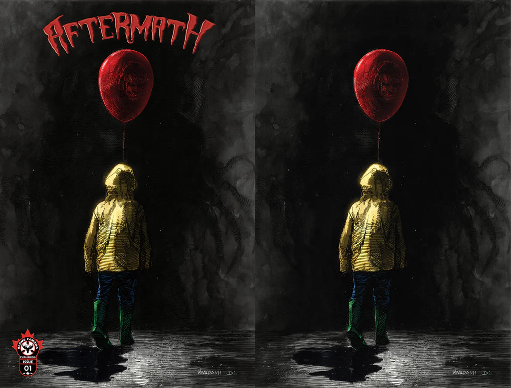 AFTERMATH #1 VU DANH - "RED BALLOON" - C2E2 EXCLUSIVE - TRADE & VIRGIN SET