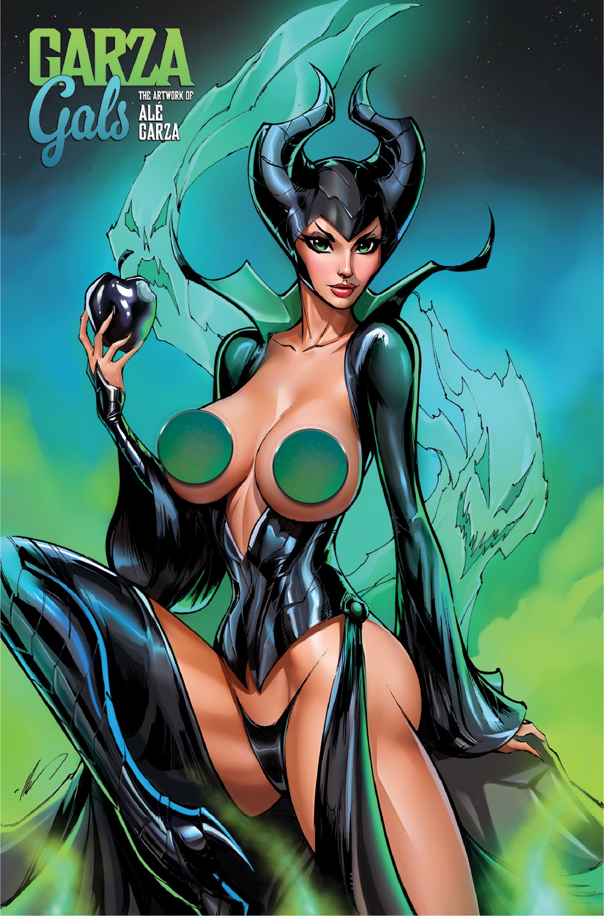 Garza Gals - The Artwork of Ale Garza - "Melefica" Minimal Trade Naughty LTD 150