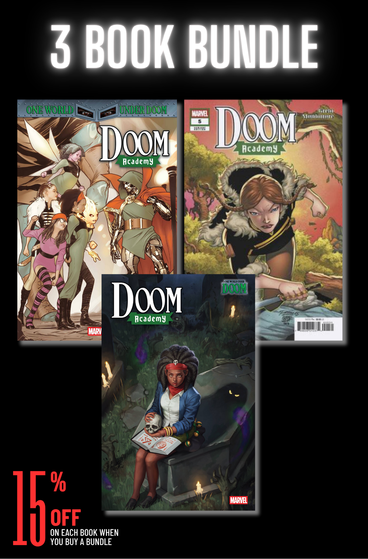 DOOM ACADEMY #5 - 3 BOOK BUNDLE (RELEASE: 6/25/25)
