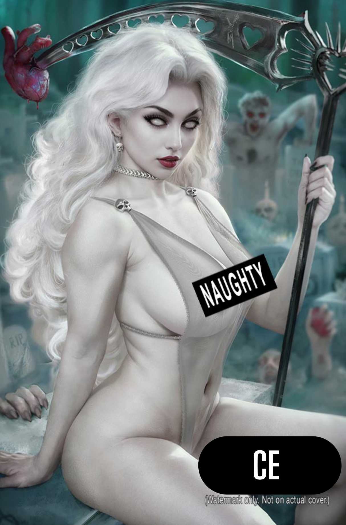 LADY DEATH: HEARTBREAKER #1 SHIKARII VALENTINES DAY - VIRGIN SHEER - CE EDITION