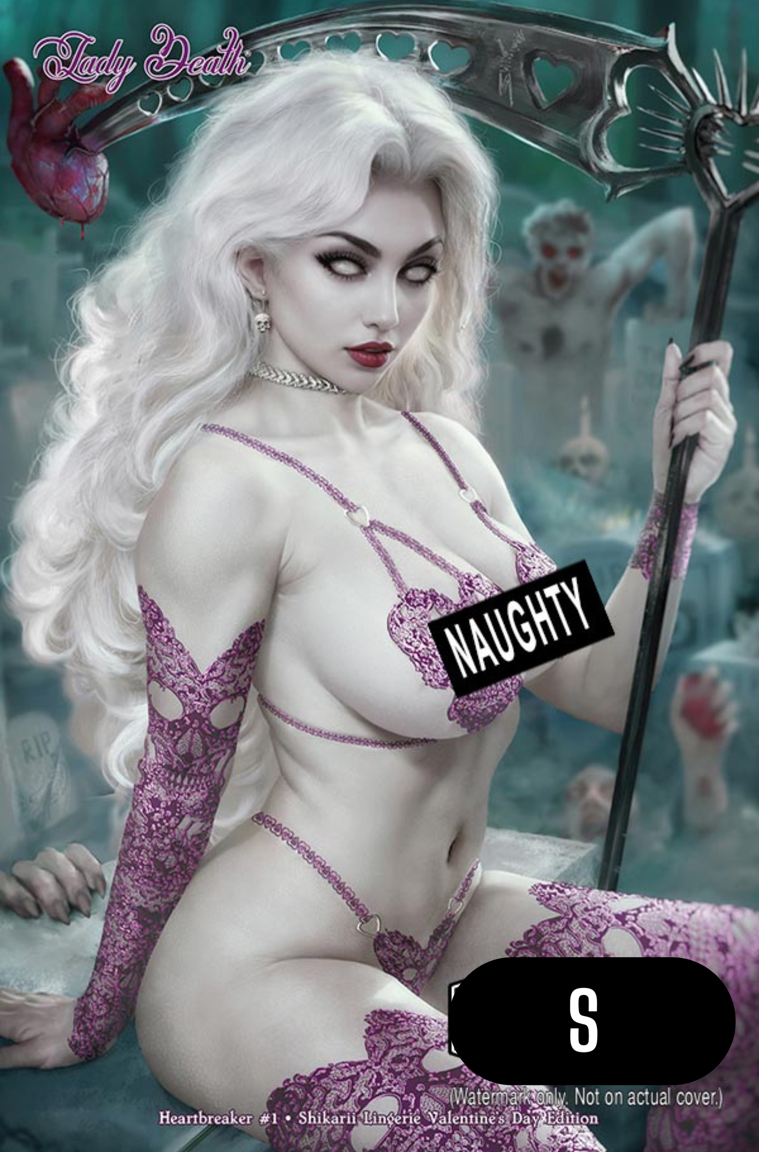 LADY DEATH: HEARTBREAKER #1 SHIKARII VALENTINES DAY - TRADE LINGERIE - S EDITION