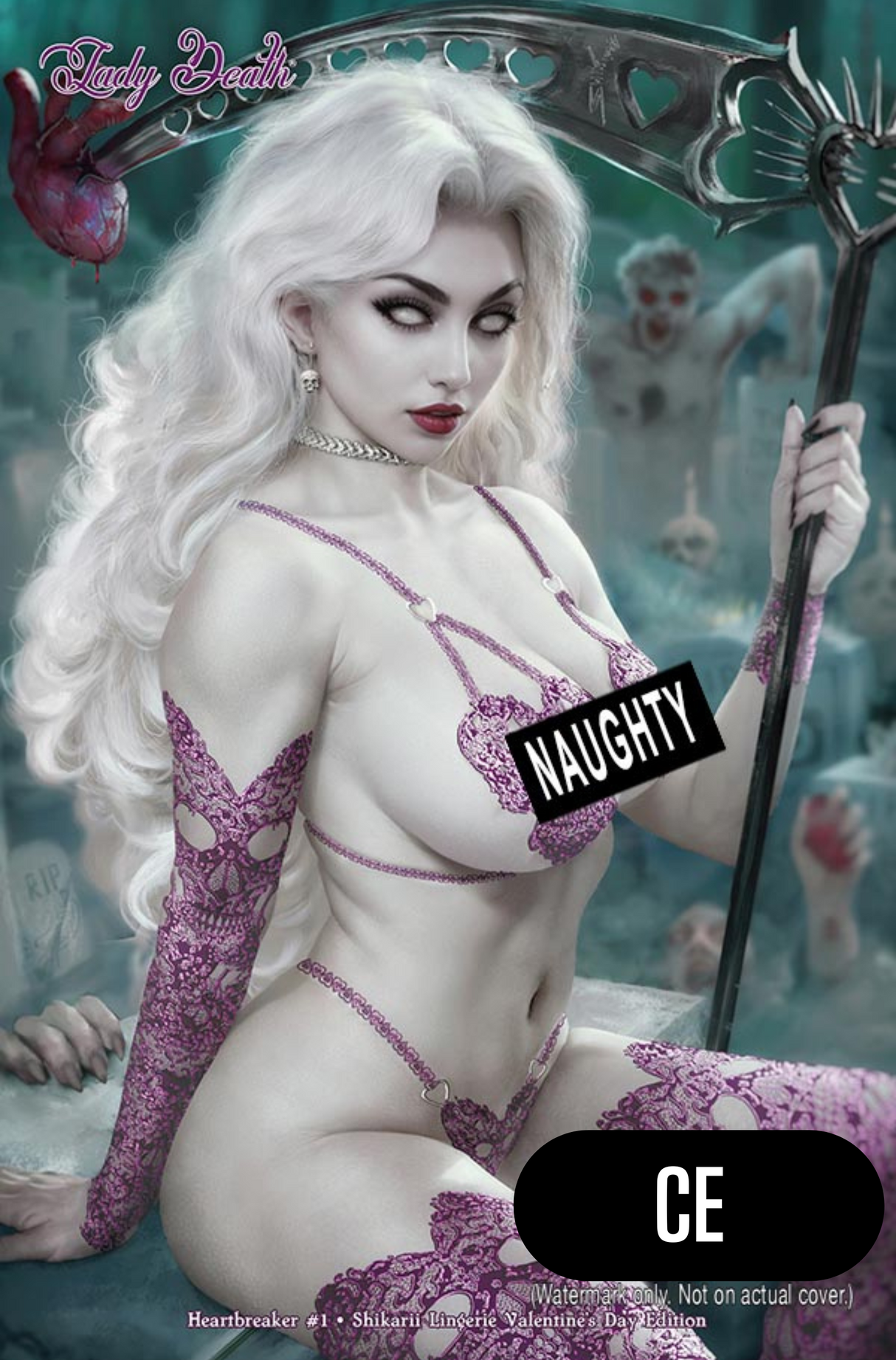 LADY DEATH: HEARTBREAKER #1 SHIKARII VALENTINES DAY - TRADE LINGERIE - CE EDITION