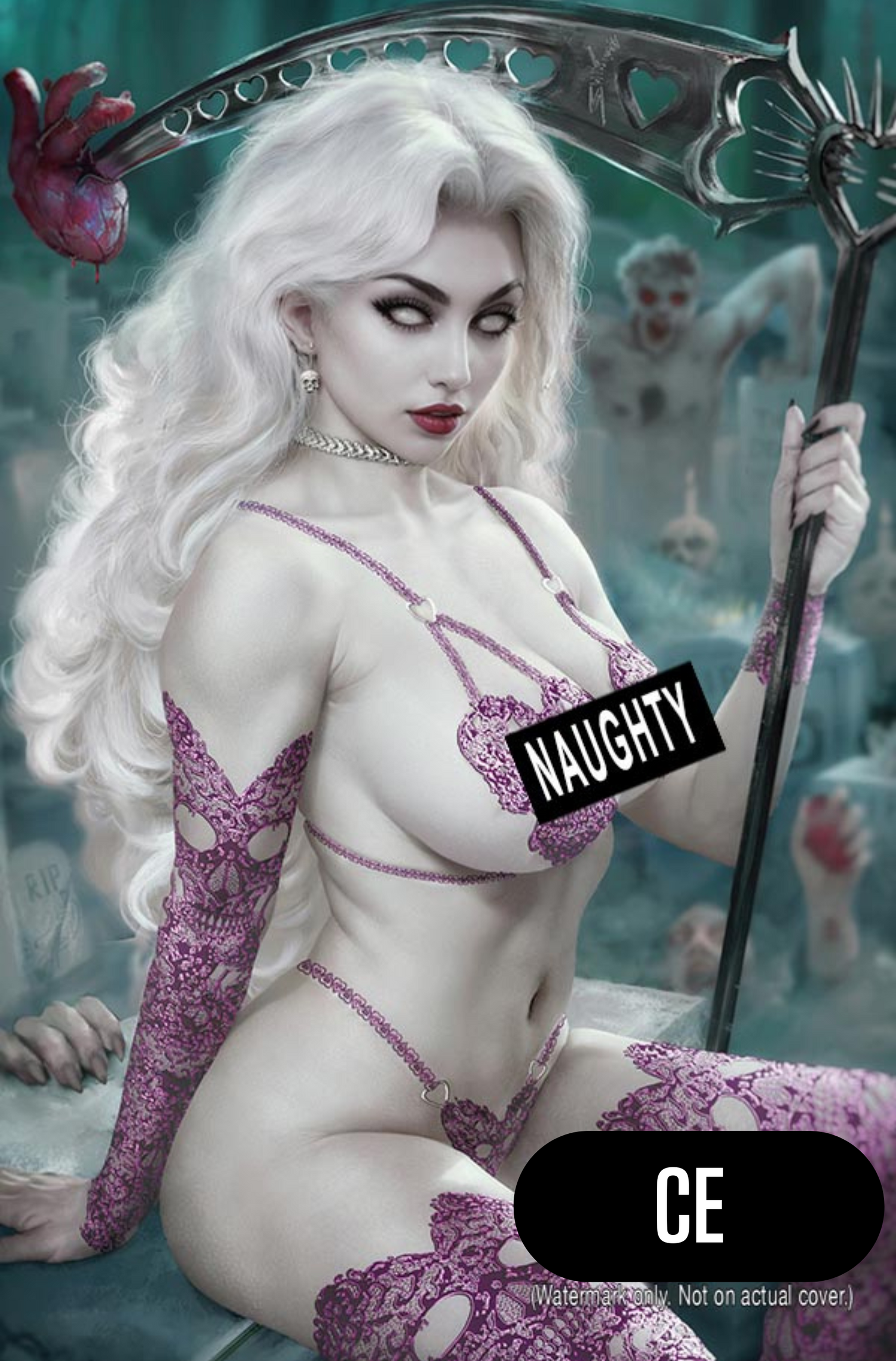 LADY DEATH: HEARTBREAKER #1 SHIKARII VALENTINES DAY - VIRGIN LINGERIE - CE EDITION