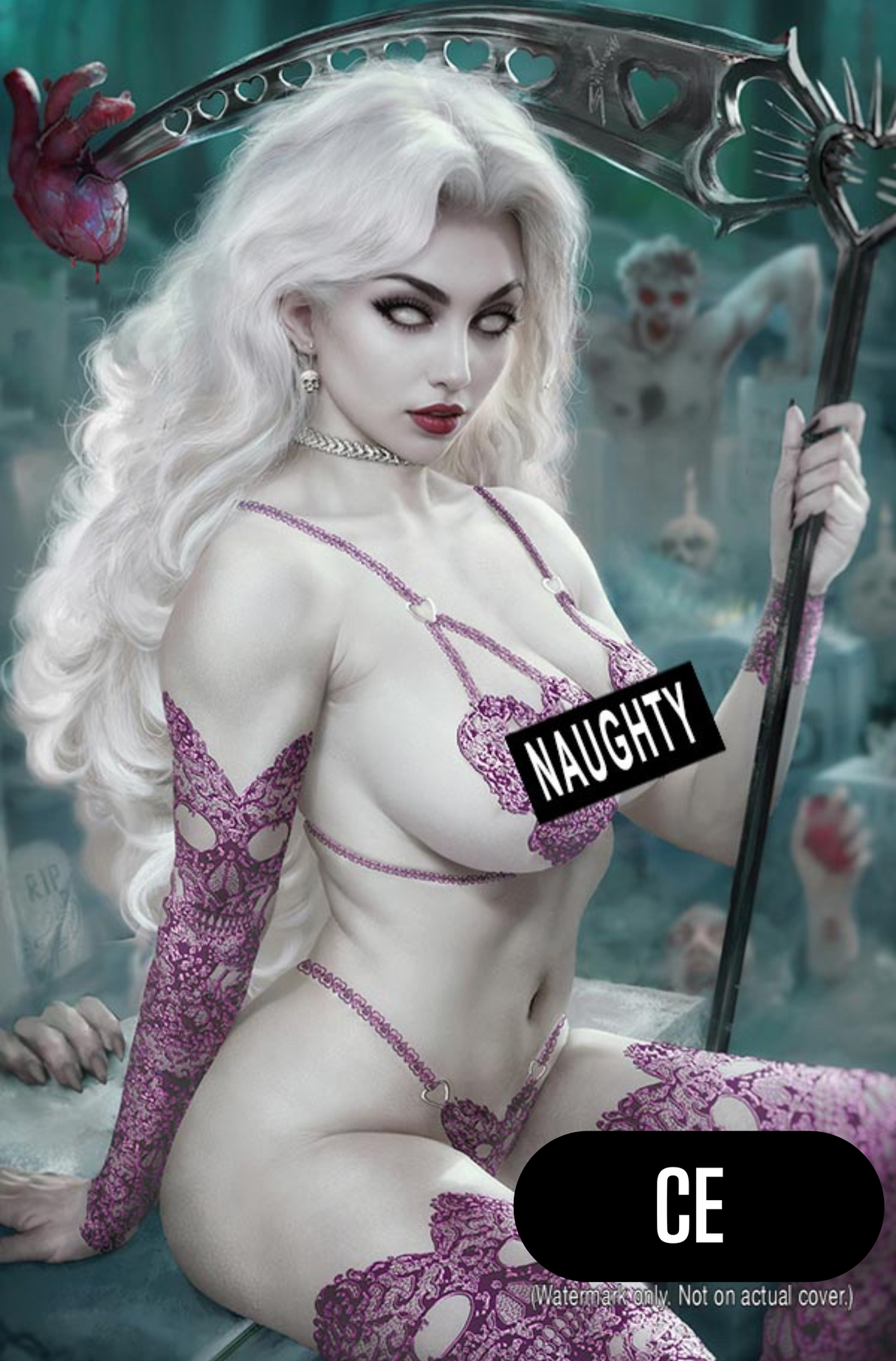 LADY DEATH: HEARTBREAKER #1 SHIKARII VALENTINES DAY - VIRGIN LINGERIE - CE EDITION