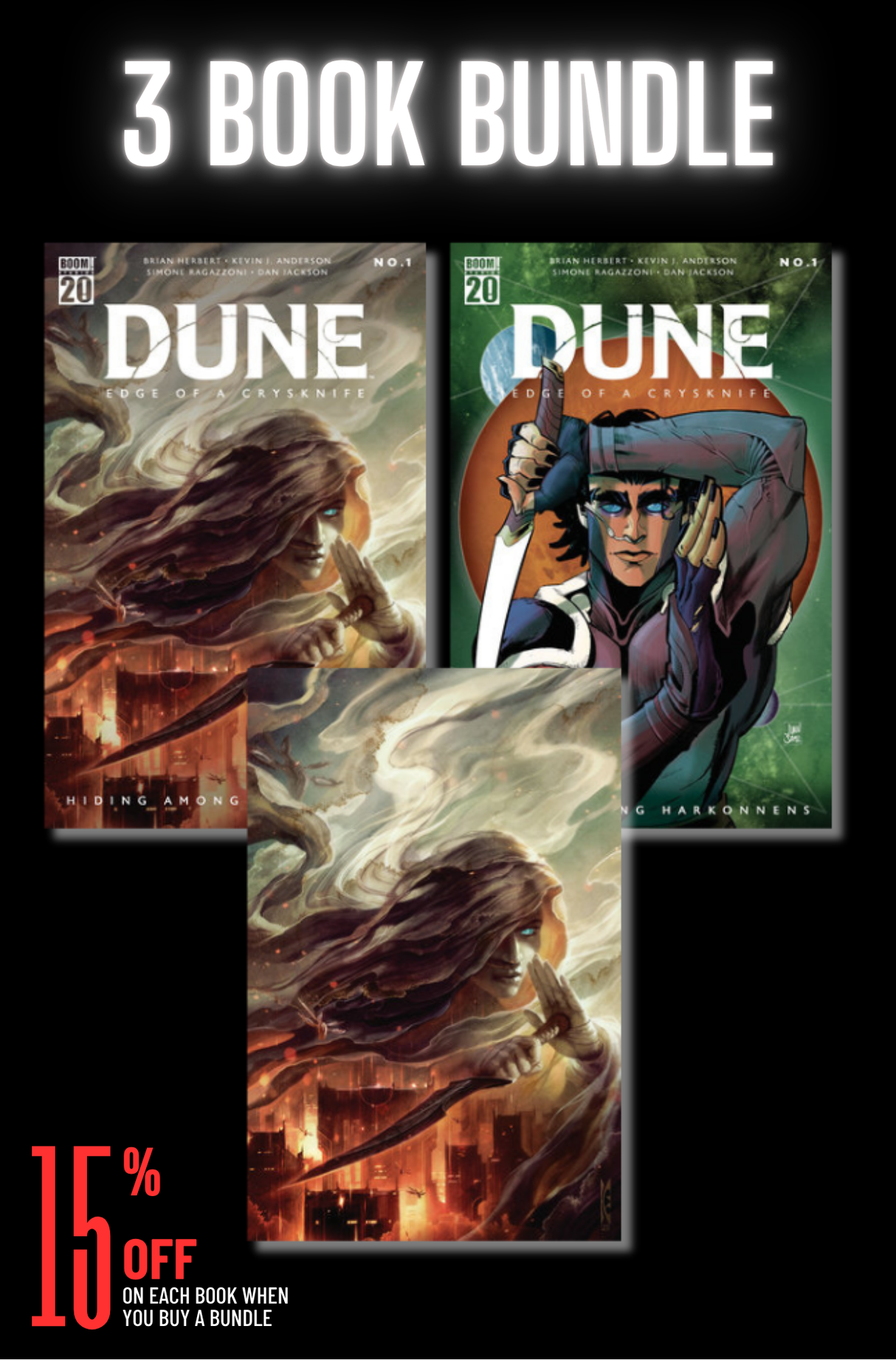 Dune: Edge of a Crysknife: Hiding Among Harkonnens #1 - 3 BOOK SET (RELEASE: 7/02/25)