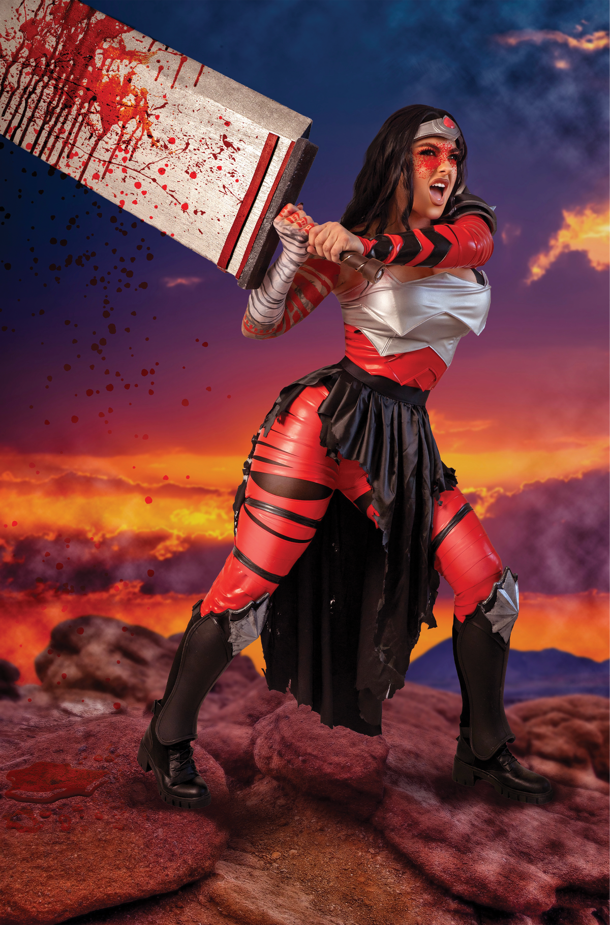 MOTLEY MONROE: COSPLAY SHOWCASE - "EXILED" - 4 COVER SET W/ FREE MINI PRINT