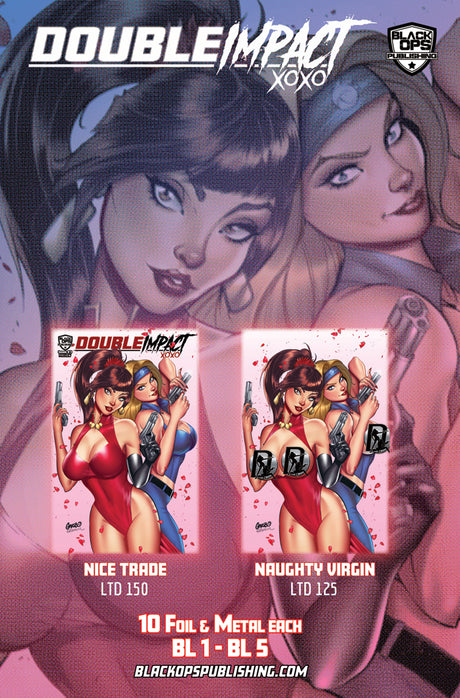 DOUBLE IMPACT #1 PREVIEW EDITION - GREGBO NICE - LTD 150