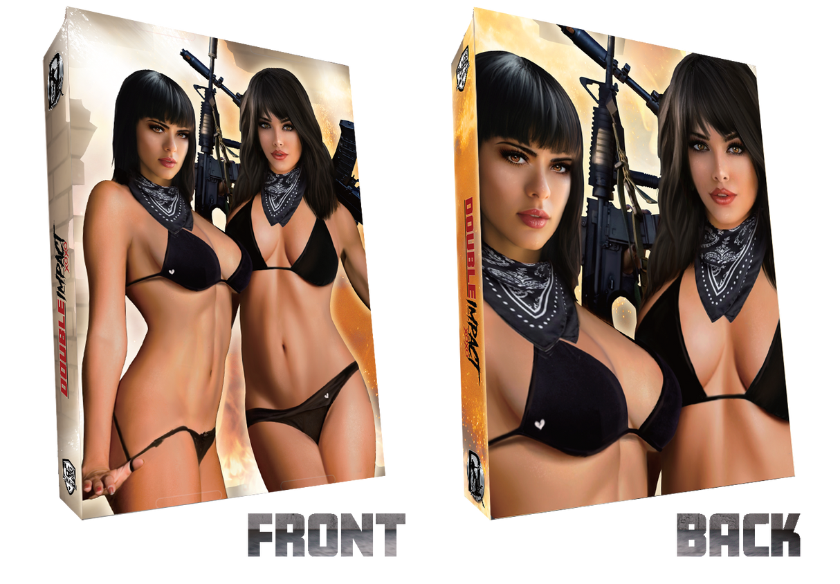 DOUBLE IMPACT #1 PREVIEW EDITION - PIPER COLLECTORS BOX - LTD 100