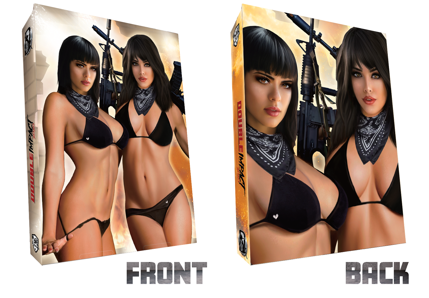 DOUBLE IMPACT #1 PREVIEW EDITION - PIPER COLLECTORS BOX - LTD 100