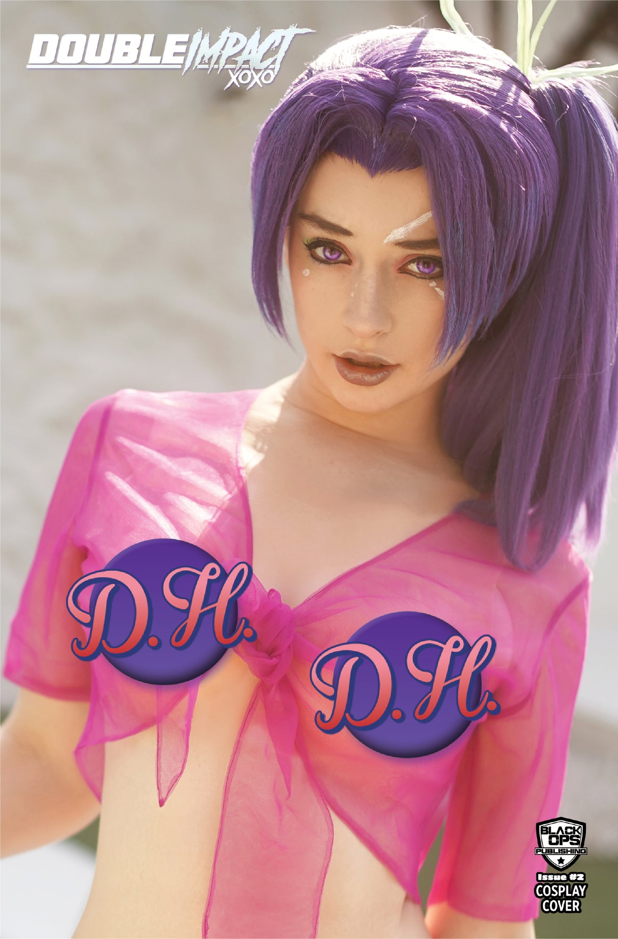 DOUBLE IMPACT #2 DARIA HIME COSPLAY - "PINK NINJA" - SECRET UP CLOSE SHEER - LTD 25