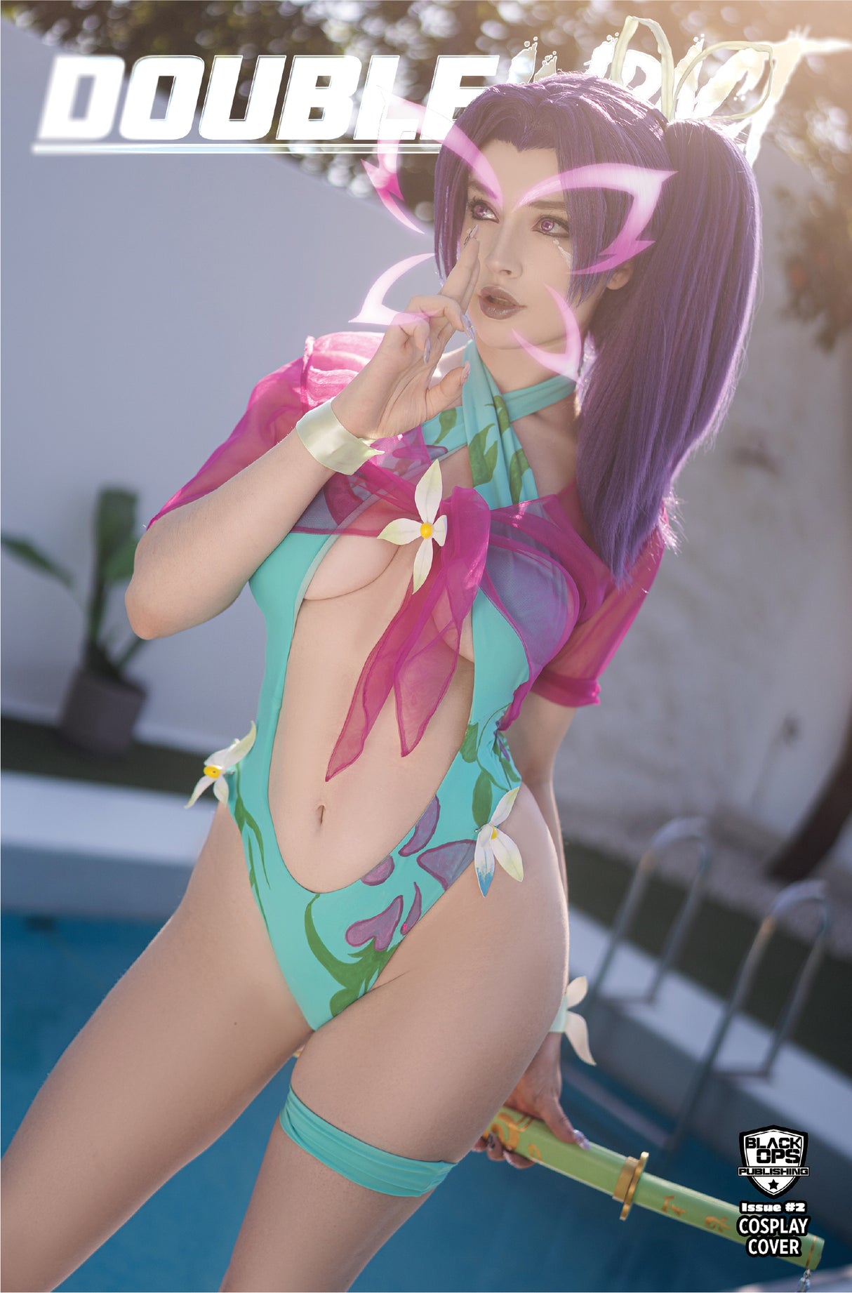 DOUBLE IMPACT #2 DARIA HIME COSPLAY - "PINK NINJA" - 4 COVER SET W/ FREE VARIANT