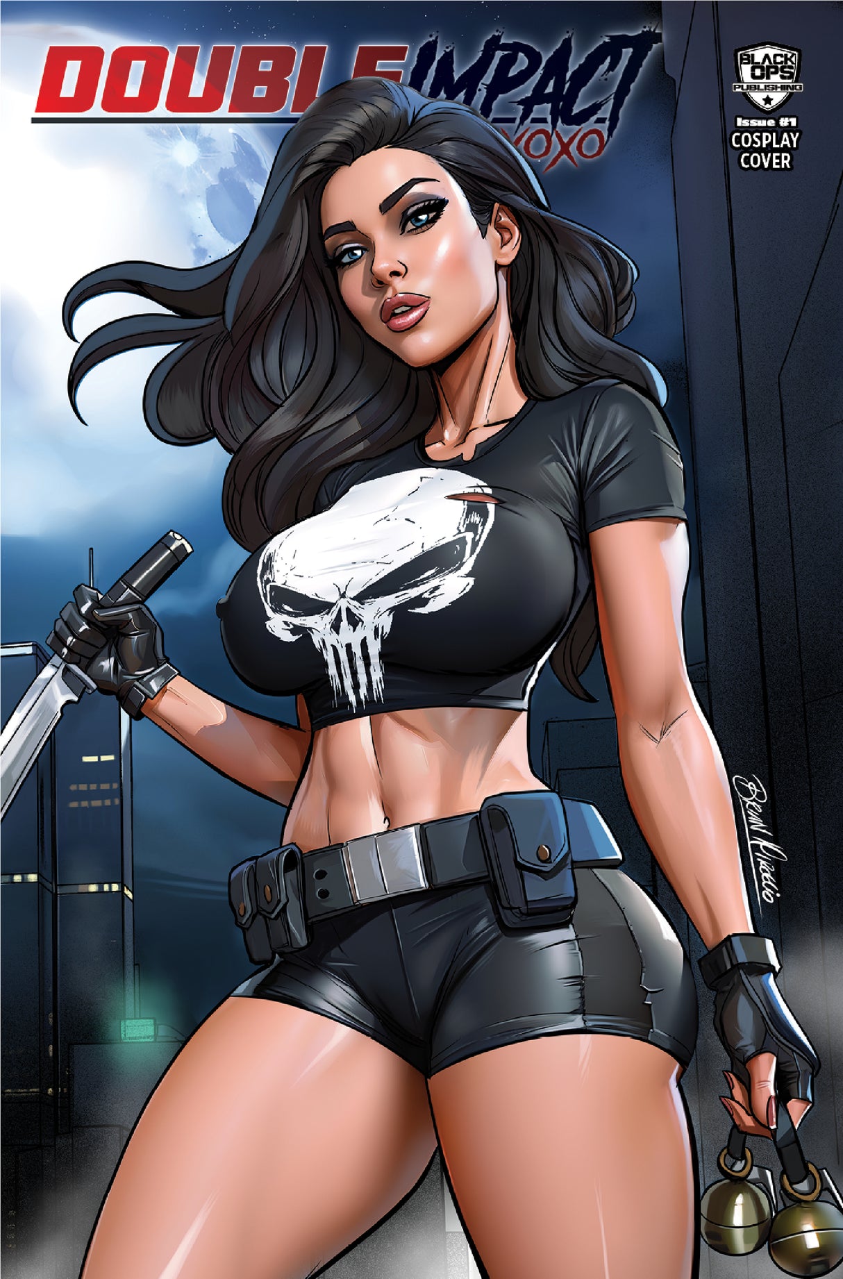 DOUBLE IMPACT #1 BRIAN MIROGLIO - "PUNISHED" TD NICE - CONNECTING - C2E2 EXCLUSIVE - LTD 200