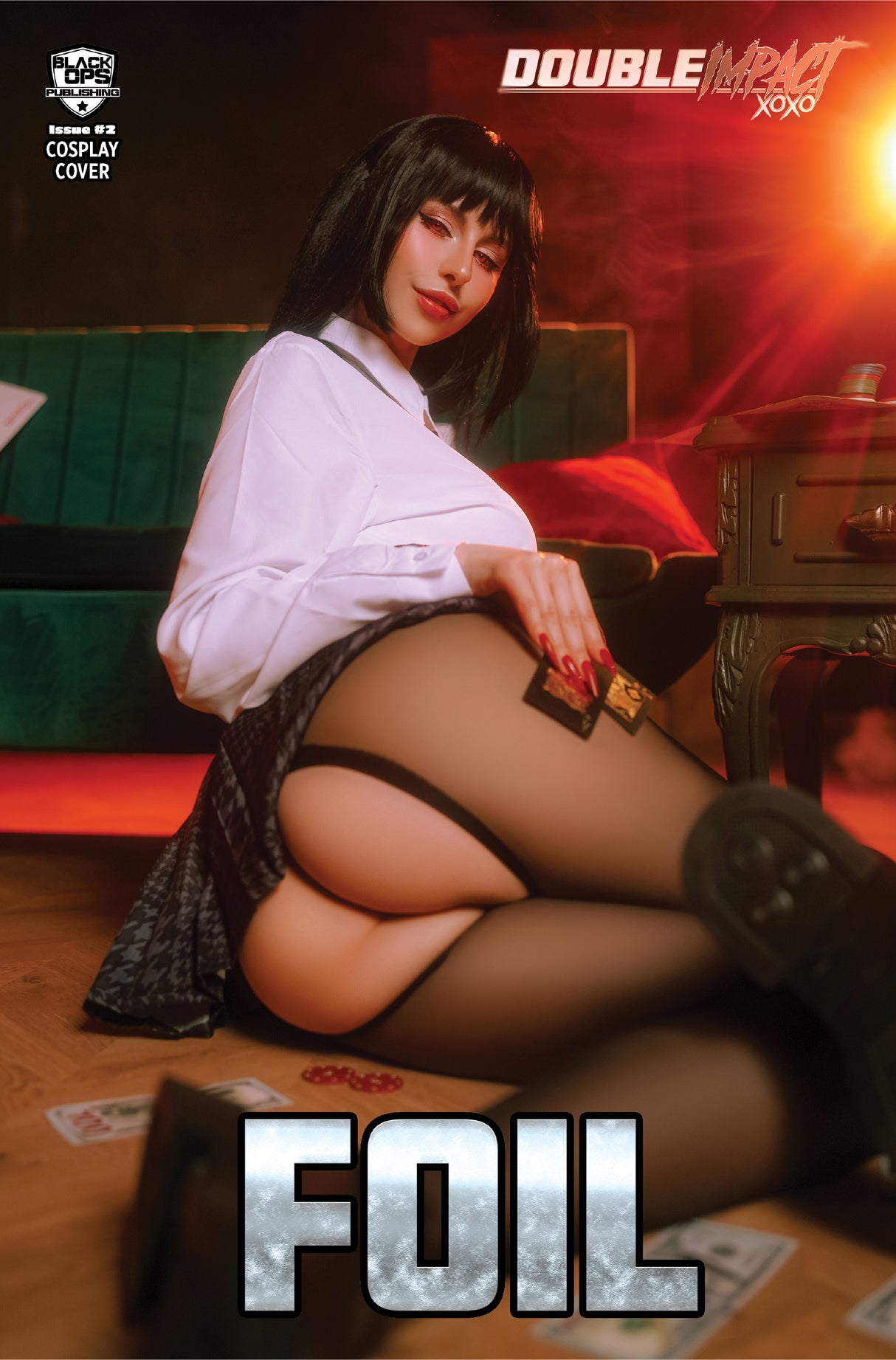 DOUBLE IMPACT #2 YUNOGANA COSPLAY - "GAMBLER" - MINIMAL TD BOOTIE SPOT FOIL - LTD 5