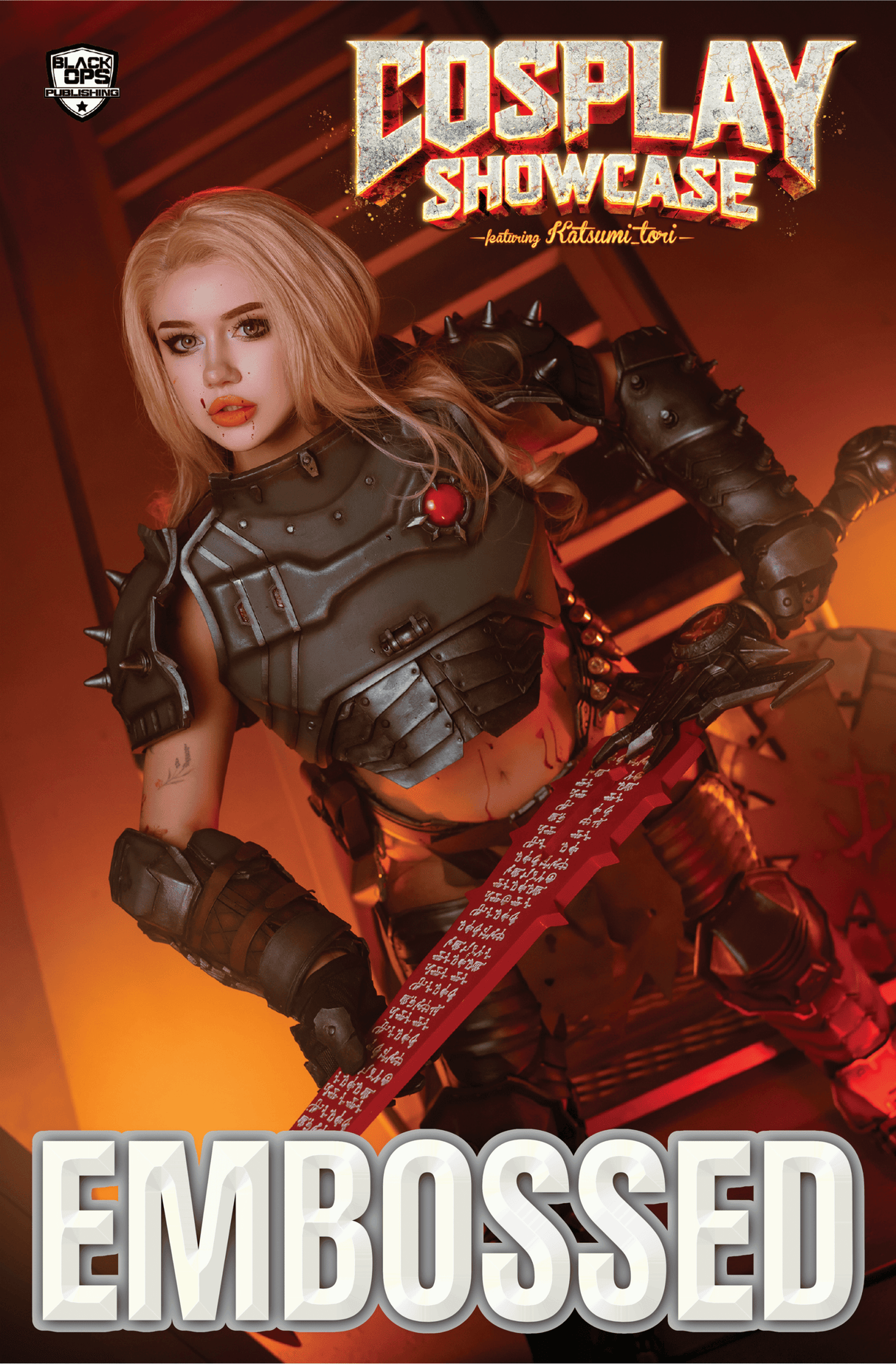 COSPLAY SHOWCASE: KATSUMI TORI - "DOOM GUY" - TRADE NICE - EMBOSSED - LTD 10