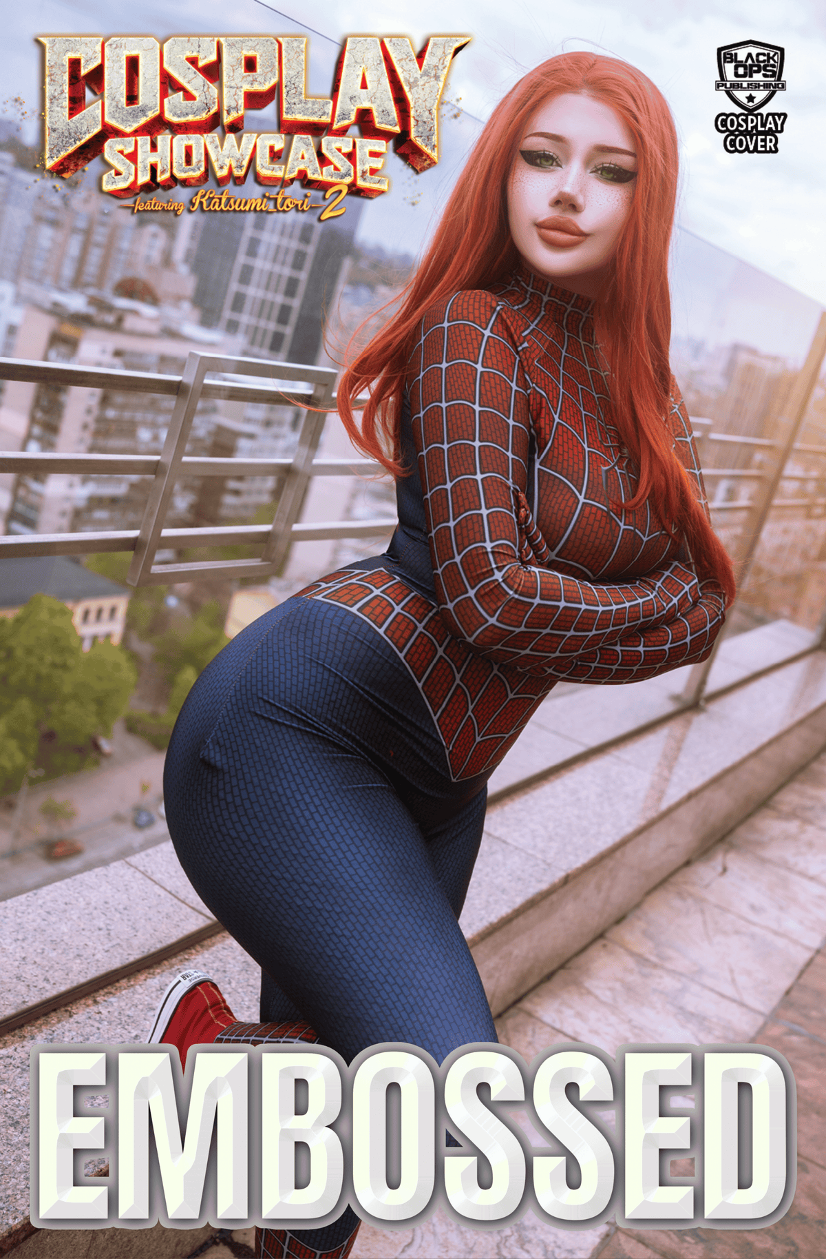 KATSUMI TORI: COSPLAY SHOWCASE VOL 2 - "SPIDER" - TRADE NICE - EMBOSSED - LTD 3