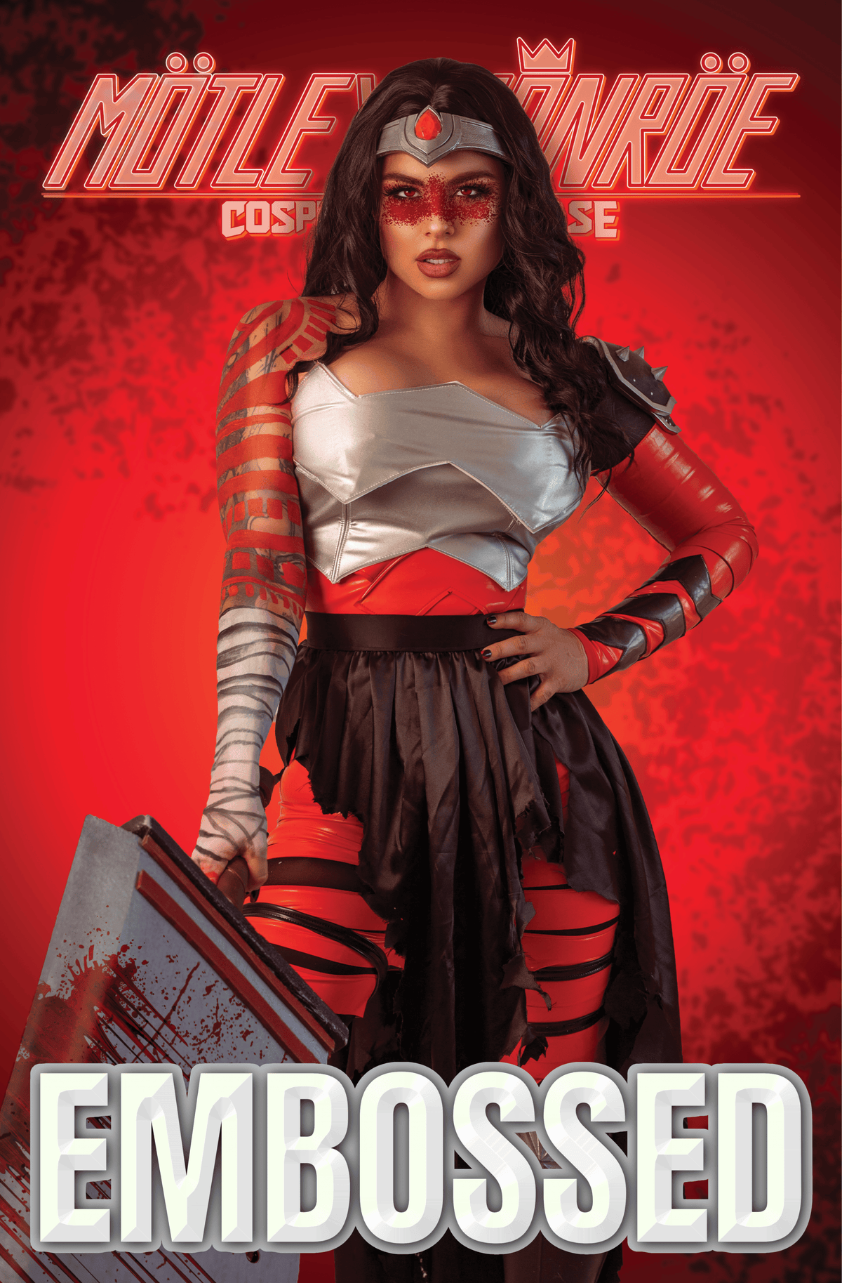 MOTLEY MONROE: COSPLAY SHOWCASE - "EXILED" - TRADE NICE - EMBOSSED - LTD 3